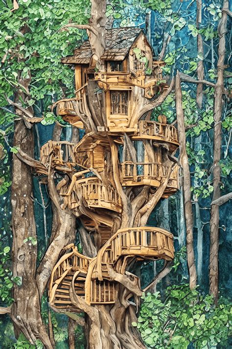 Nature's Sanctuary: Escaping to the Magical Treehouse in the Woods
